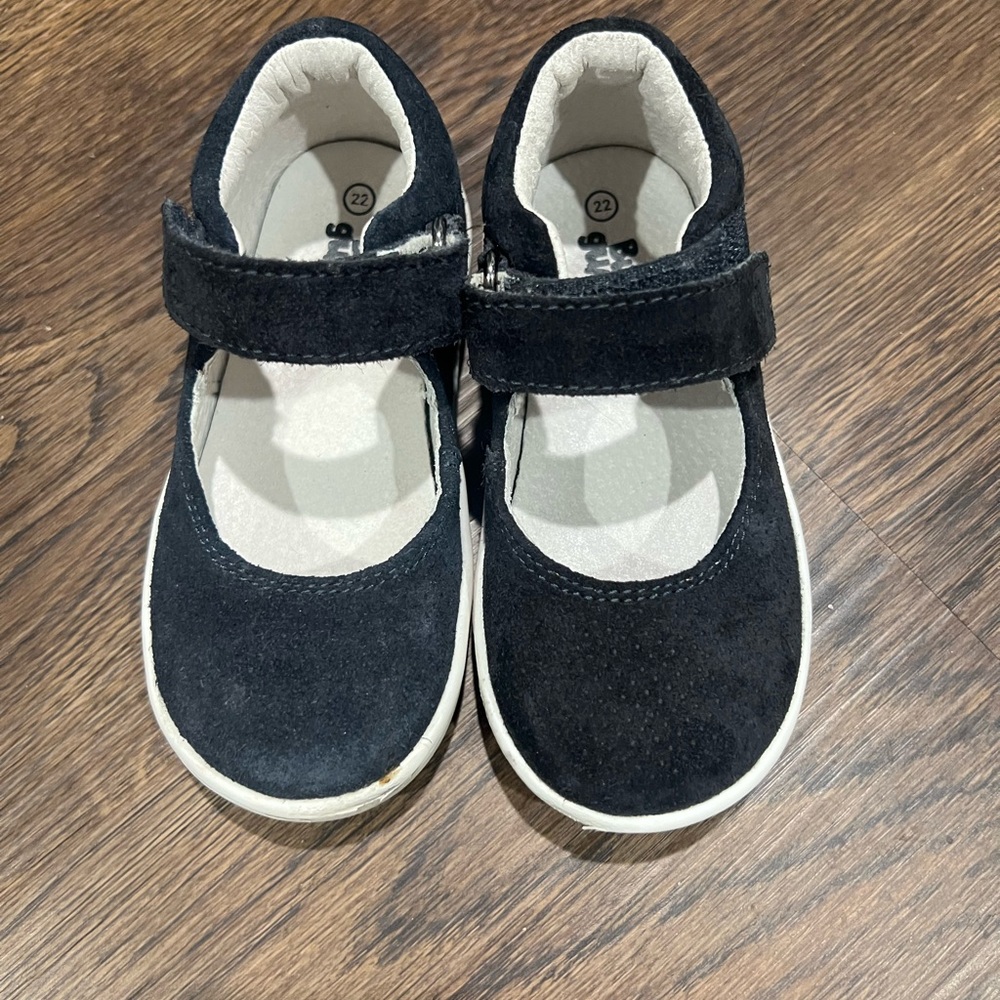 Black Suede Toddler Shoes